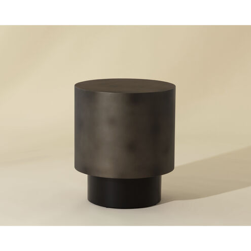 Bernaby 21 X 18 inch Gunmetal End Table